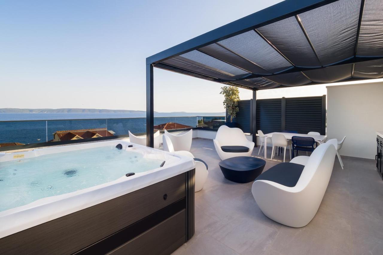 Luxury Apartment- Balcony- Private Rooftop And Jacuzzi- Common Pool โตรกีร์ ภายนอก รูปภาพ